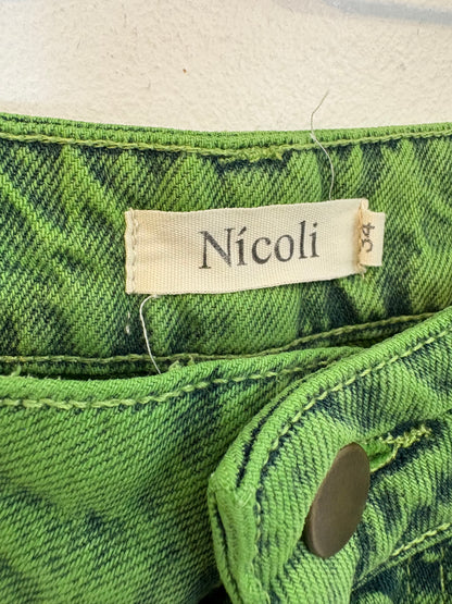 NICOLÍ. Denim recto verde