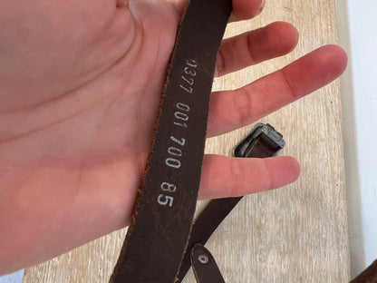 OTHERS. Brown leather belt. TS/M