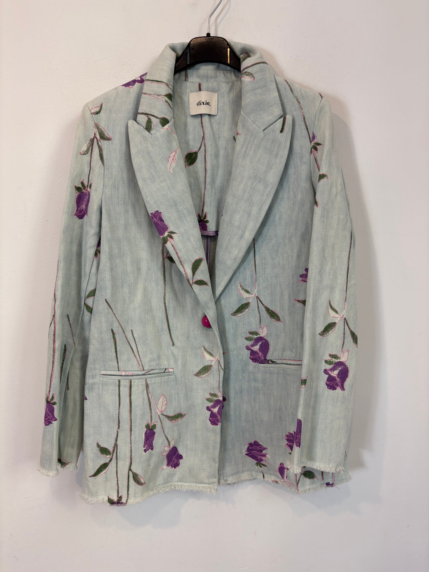 DIXIE. Blazer estampada algodón. T S