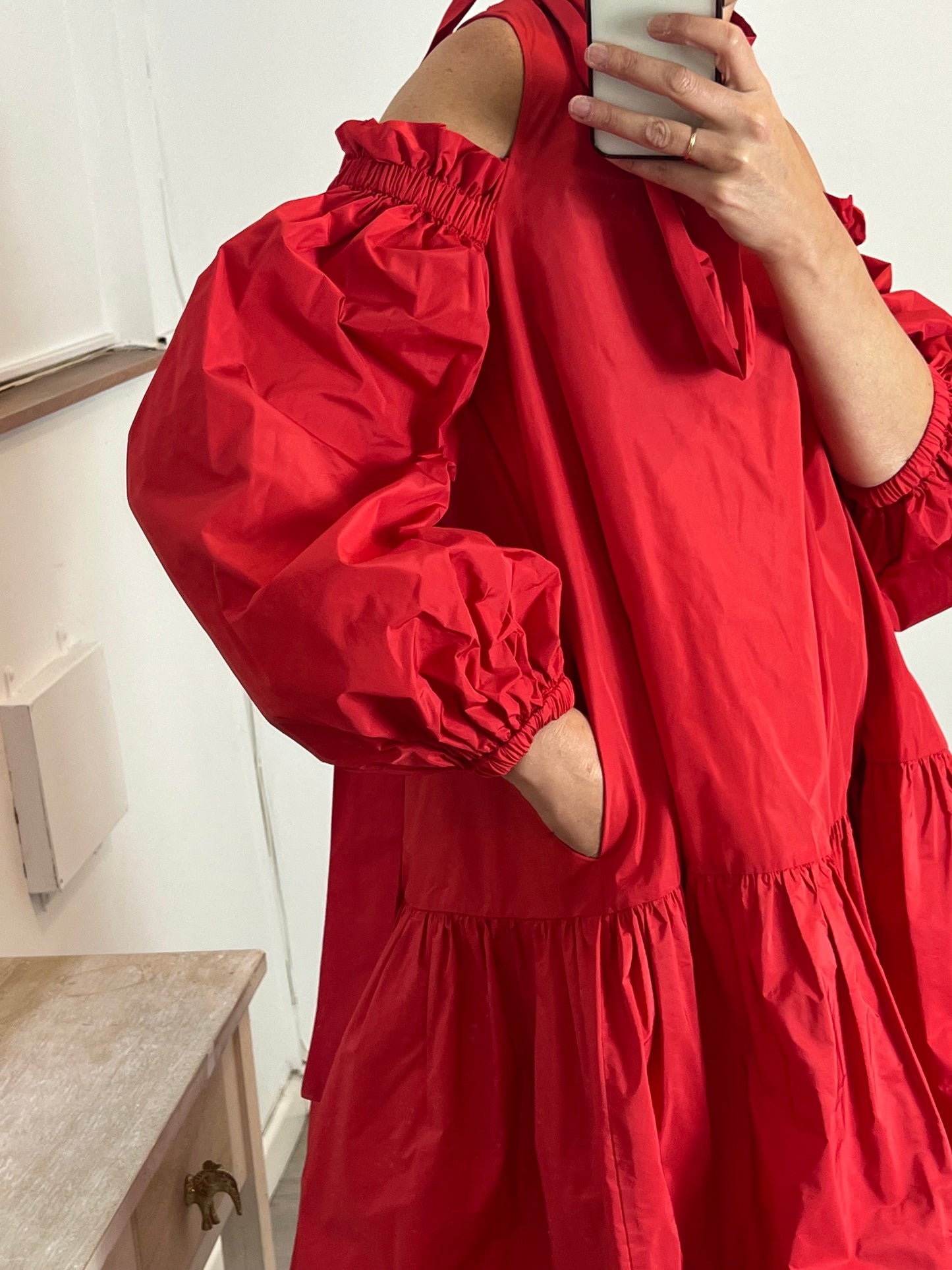 PAROSH short red dress Ts