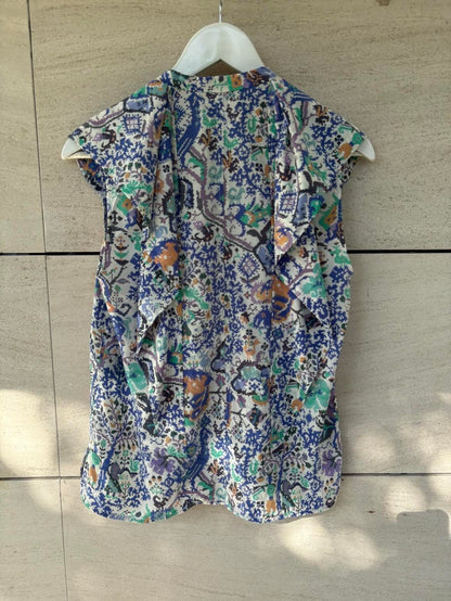 ISABEL MARANT. Blusa seda estampada