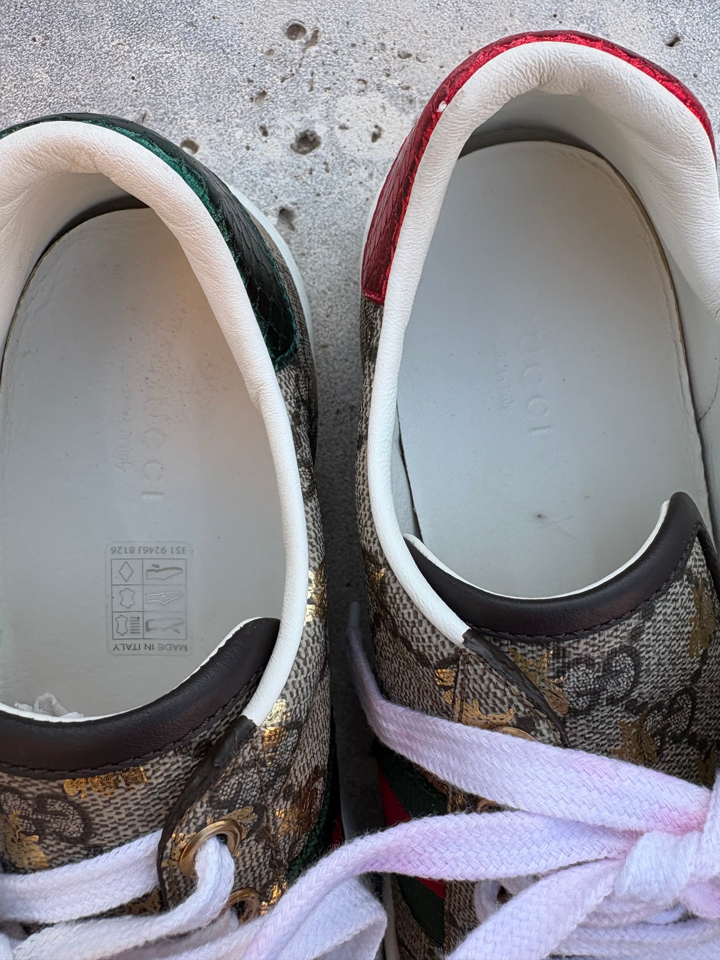 GUCCI. Zapatilla Gucci Ace con tribanda T 38