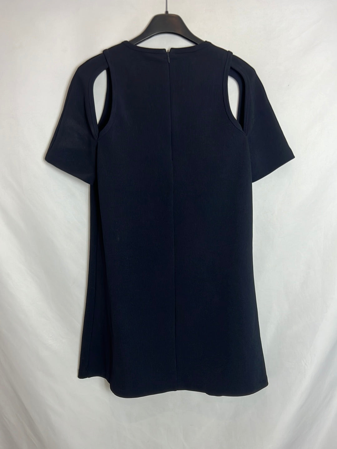 ZARA. Vestido azul cortó aperturas. T XS