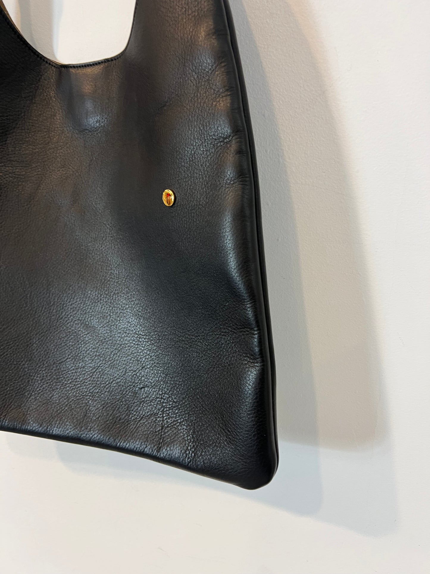 MARNI. Leather bag with handle detail
