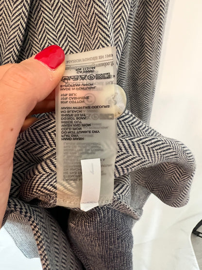 MAJESTIC FILALTURES. Blazer gris espiga T.1S