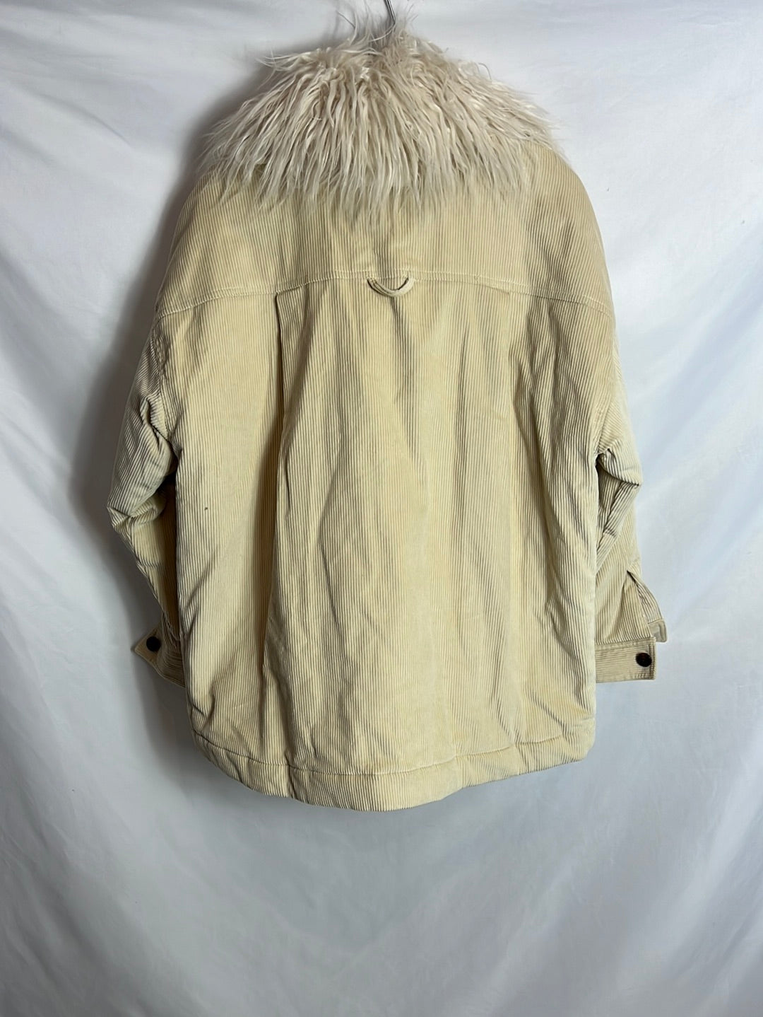 PEPE JEANS. Cazadora beige pana T.m