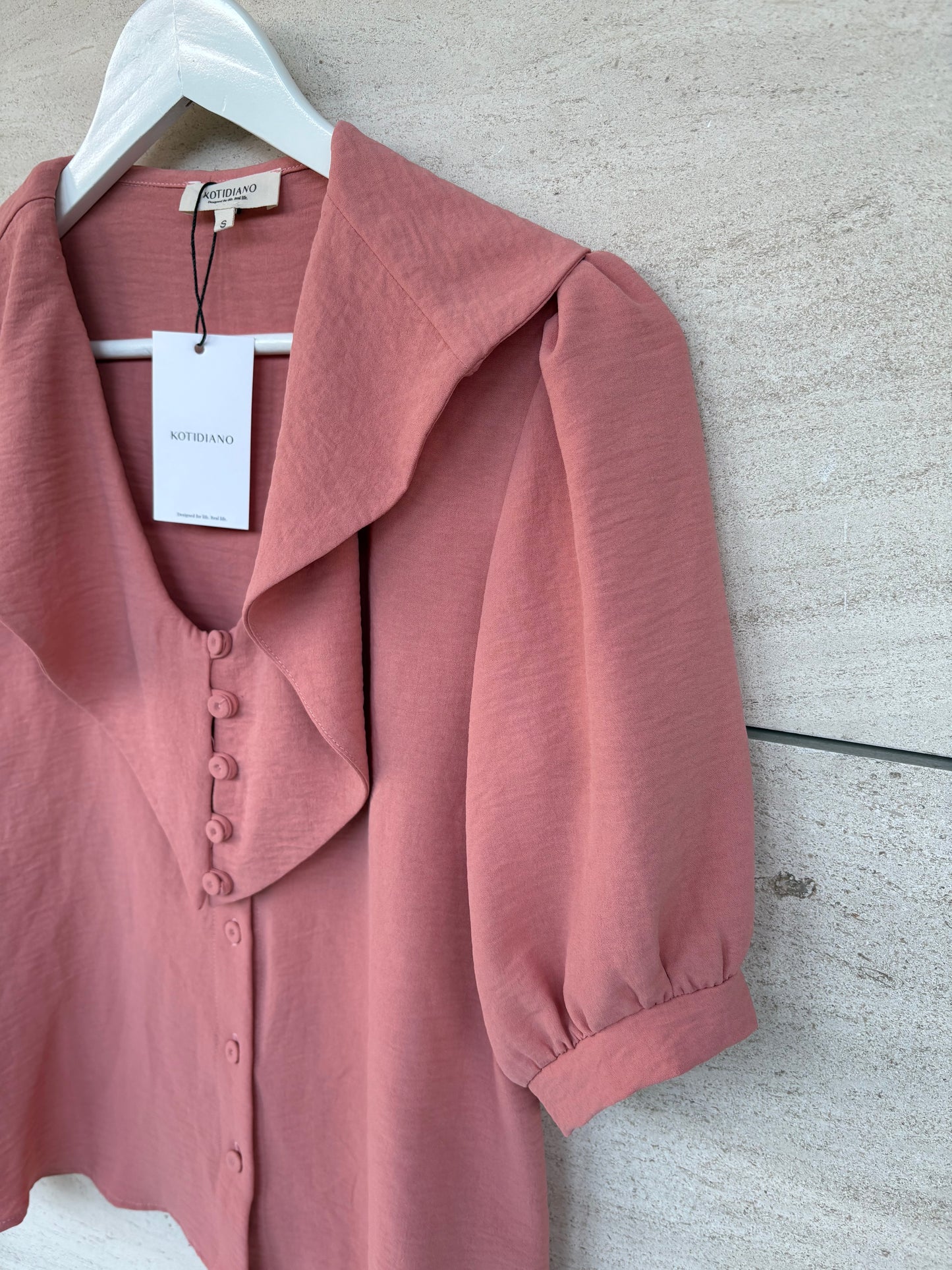 KOTIDIANO. Blusa fluida salmón