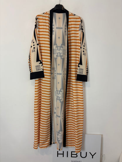 OTRAS. Kimono largo estampado