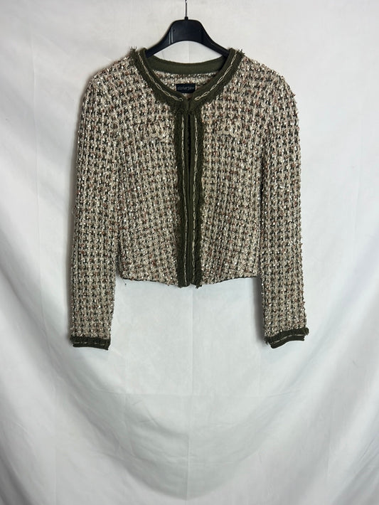 SISTERJANE. Chaqueta tweed colores. TS