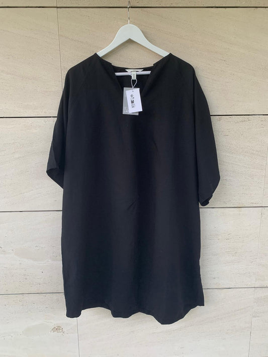 ZARA. Mustard textured back top. TS
