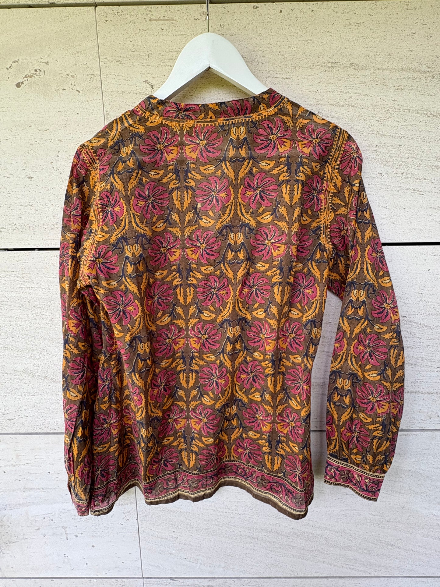 MAISON HOTEL. Blusa estampada algodón. T S