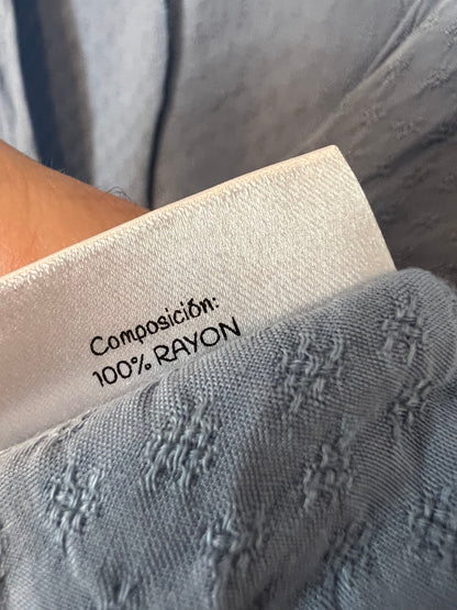 SPINNING TREES. Blue top with Your details(S)