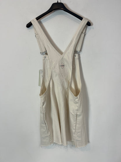 ZARA. Pichi vaquero blanco. T M