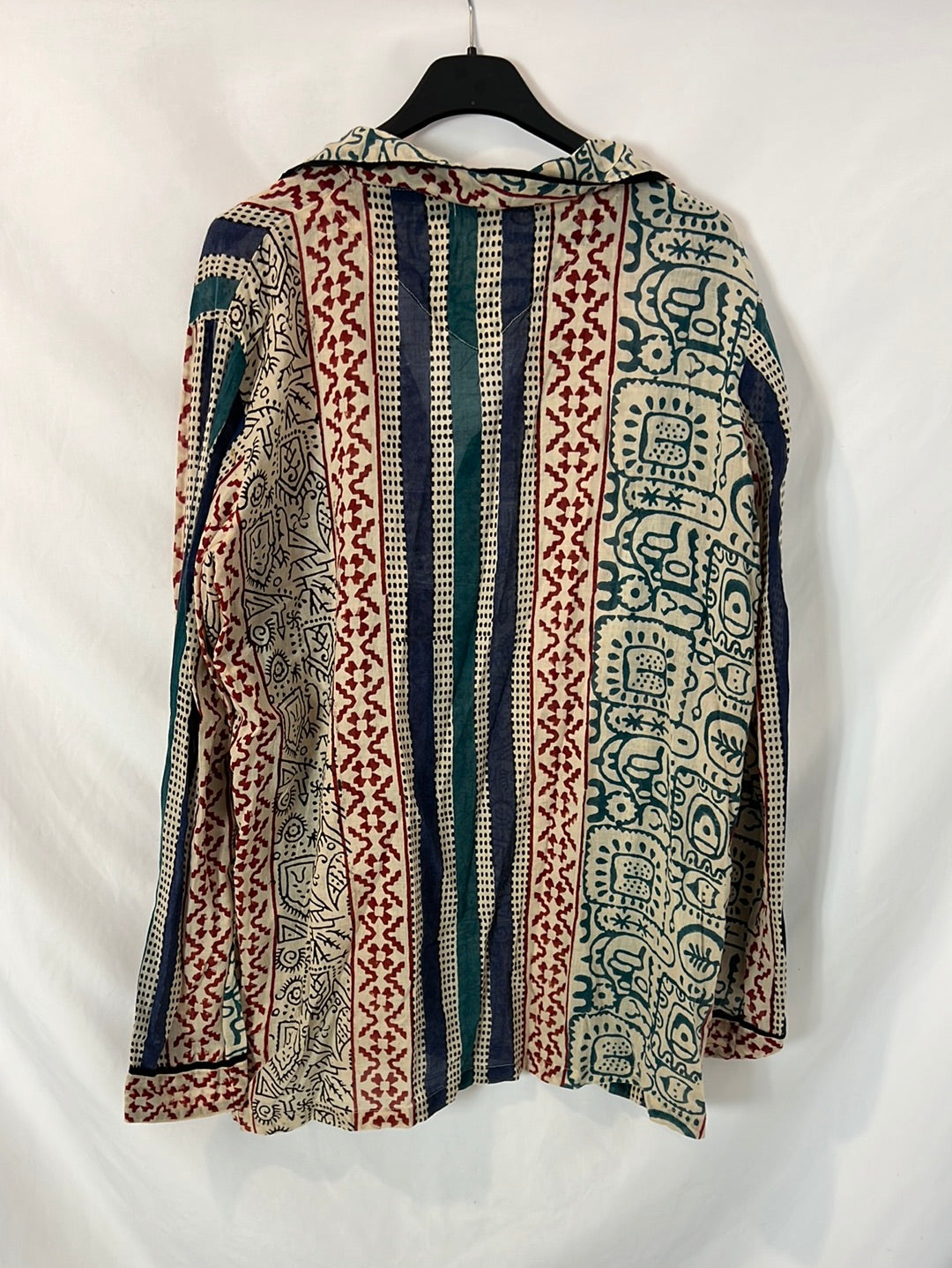 BABBAKI. Blusa algodón estampada. T M/L