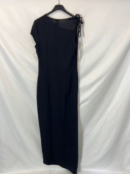 ANGEL SCHLESSER. Asymmetrical blue long dress TU(S)