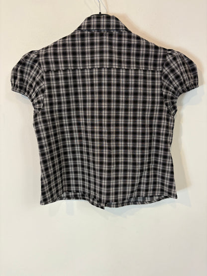PEPPERMAYO. Checkered blouse. Size XS