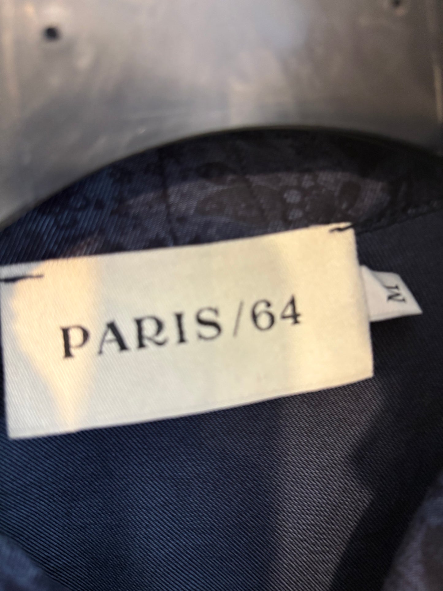 PARIS 64. Camisa Louise Paisley Blue