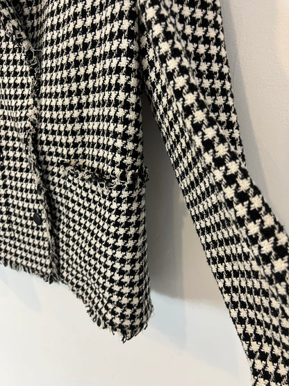 CLAUDIE PIERLOT. Chaqueta tweed pata de gallo. T 38