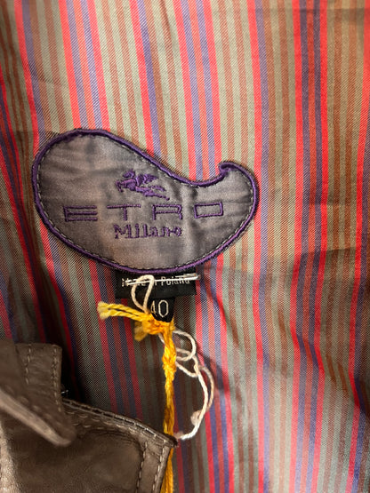 ETRO. Chaqueta marrón T.40 (34/36)