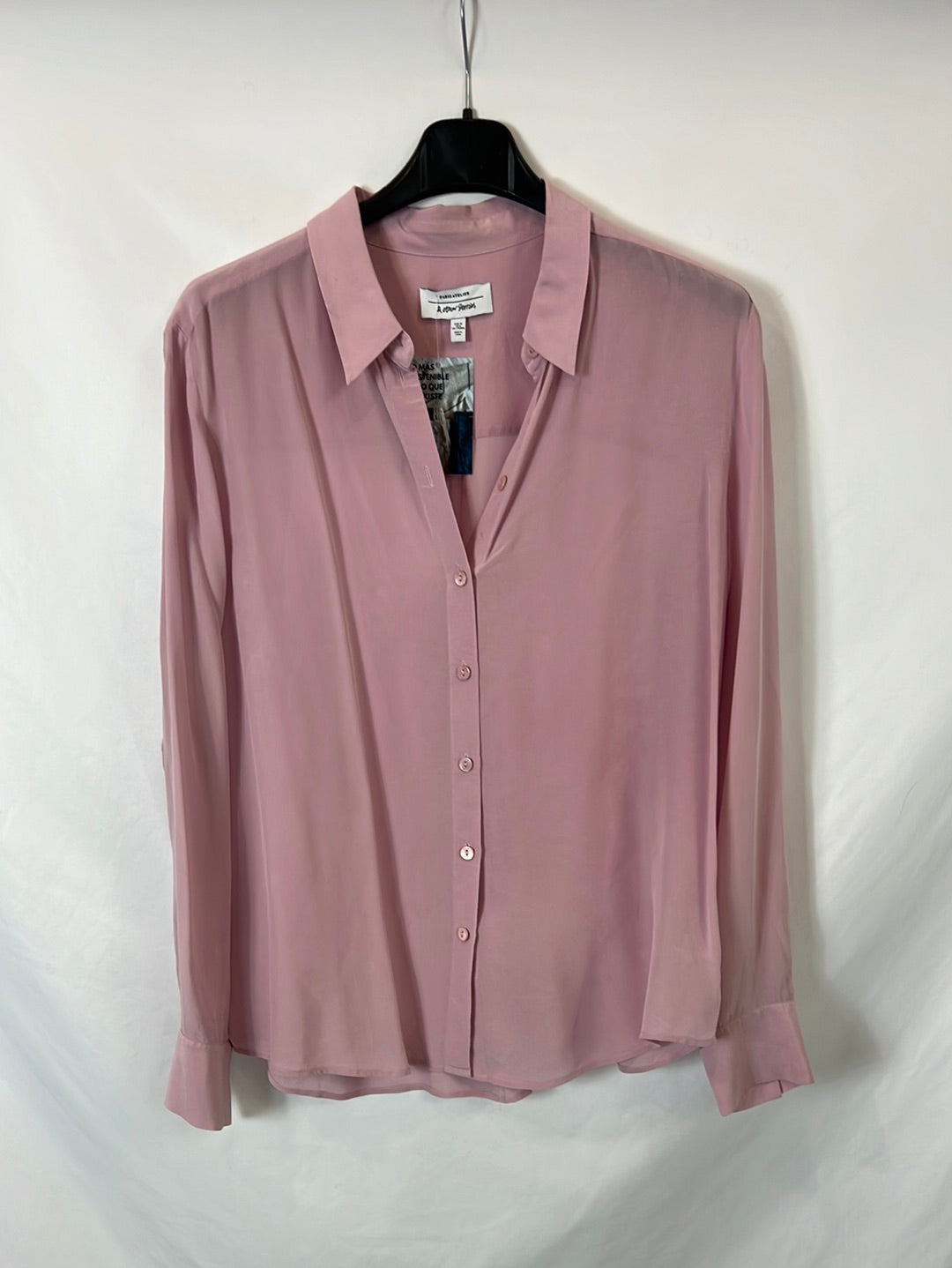 &OTHER STORIES. Blusa rosa fluida T.40