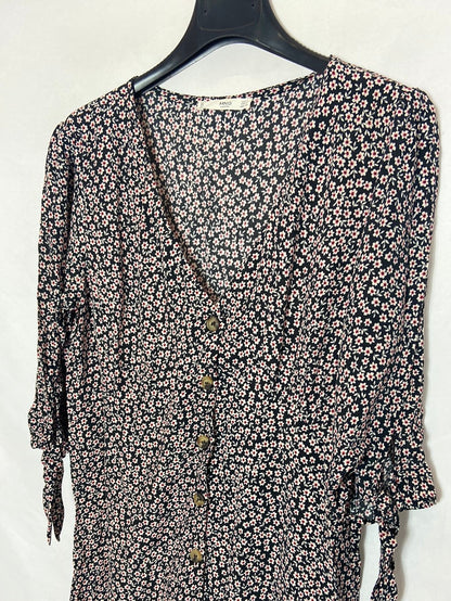 MANGO. TS buttoned floral dress