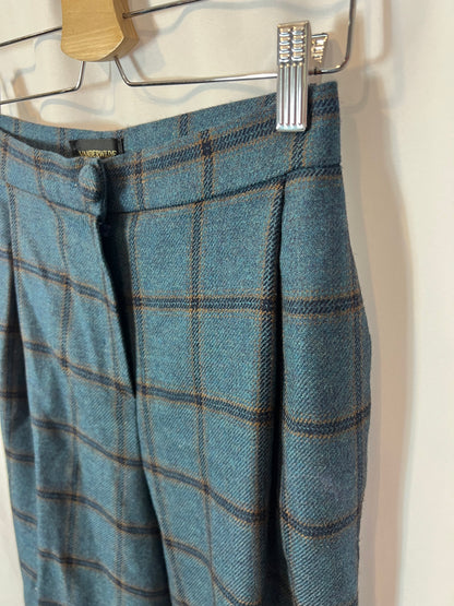 VANDERWILDE. Total look azul cuadros T.38