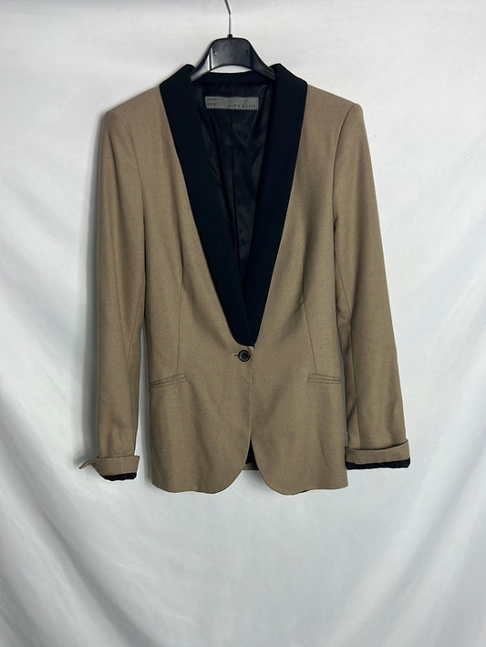 ZARA. Blazer bicolor . TM