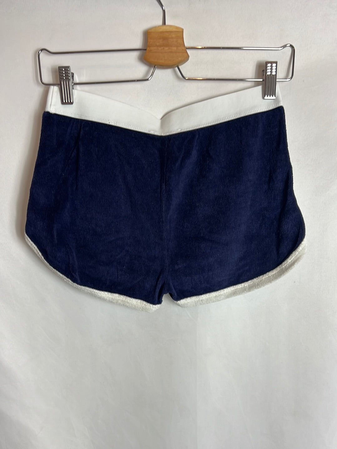 ZARA. Two-tone textured shorts. TM