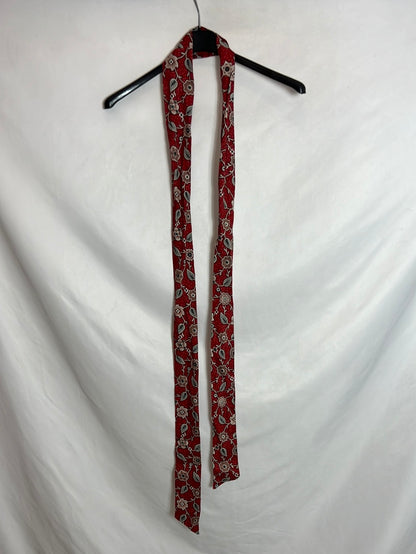 ISABEL MARANT ÉTOILE . Vestido Lino asimetrico estampado. T 42