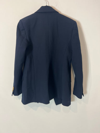 ZARA. Chaqueta azul botones dorados. T M