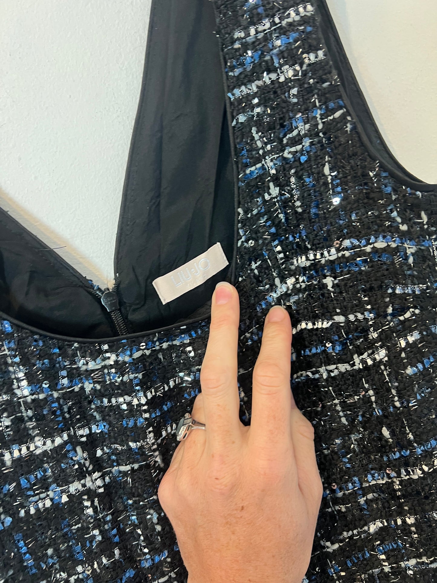 LIU JO. Vestido corto tweed