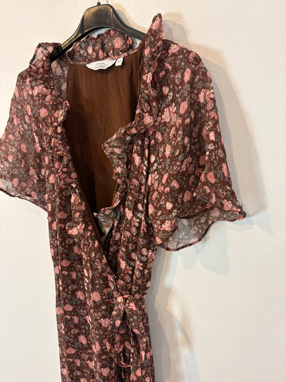 & OTHER STORIES. Vestido largo estampado cruzado