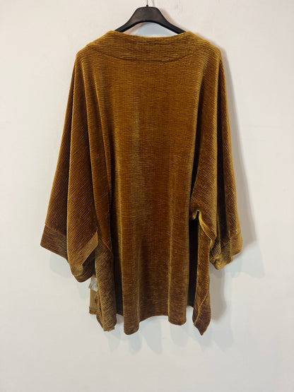 RENATTA&GO. Kimono terciopelo mostaza T.u(m)
