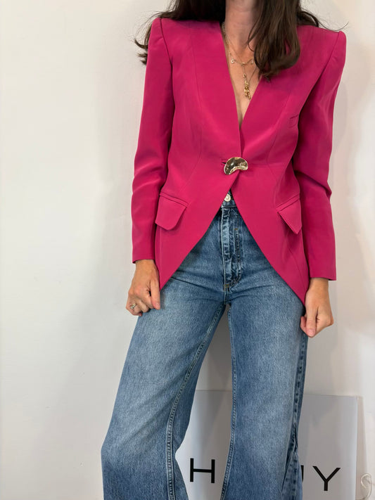 CLARO Couture. Americana rosa hombreras