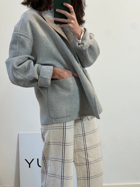 AMERICAN VINTAGE. Chaqueta gris lana