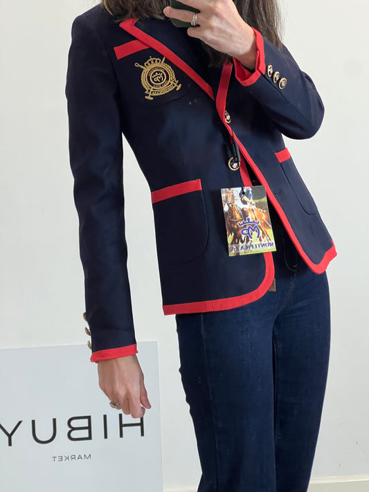 MONTEPICAZA. Blazer azul escudo