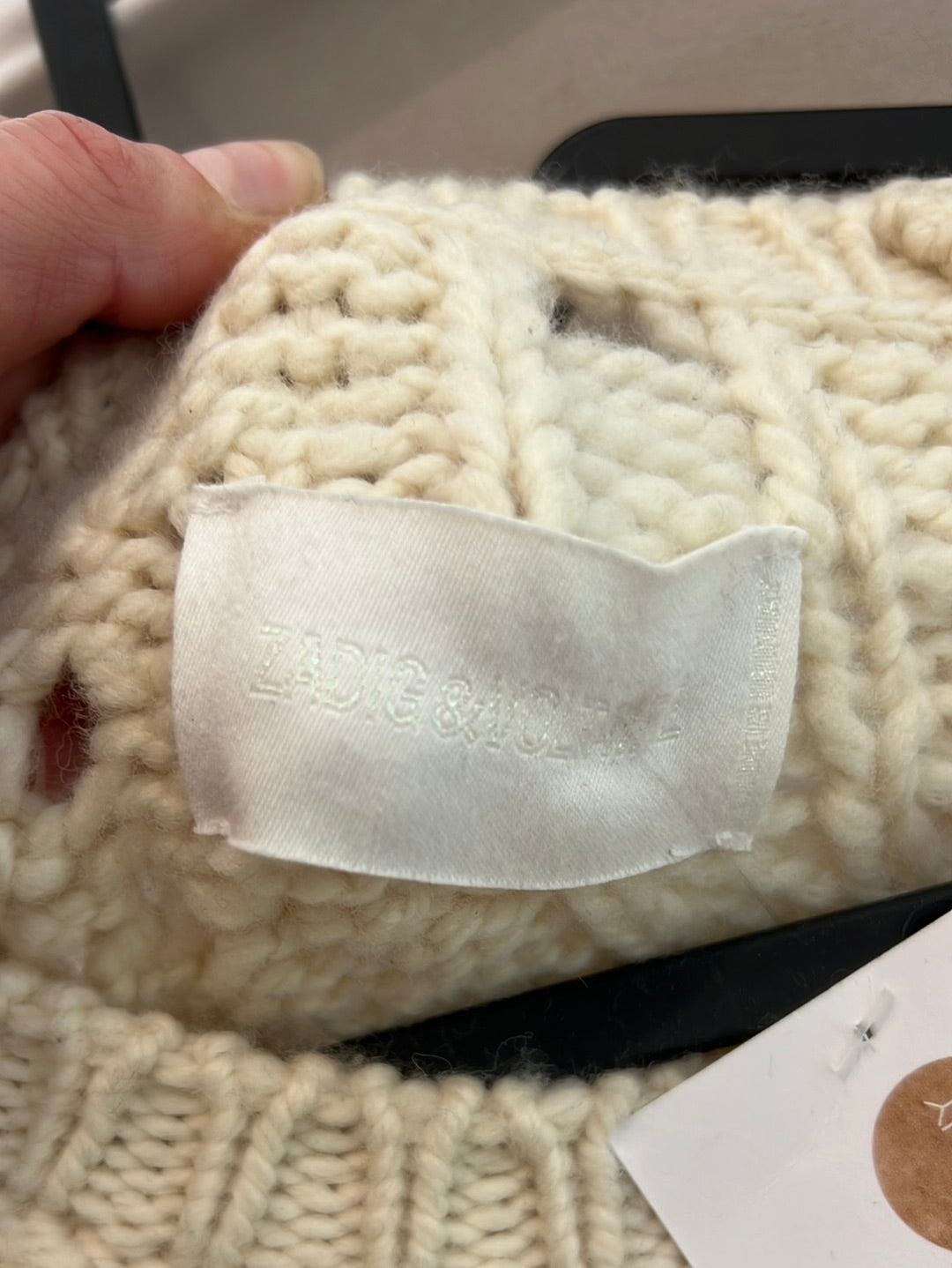 ZADIG&amp;VOLTAIRE. Beige wool sweater T.xs