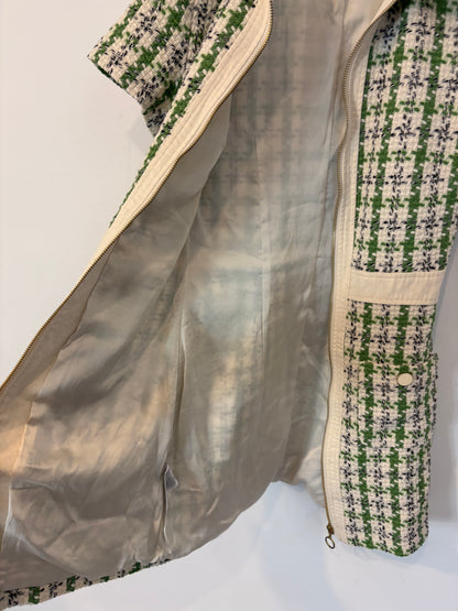 MANGO. Vestido tweed cremallera