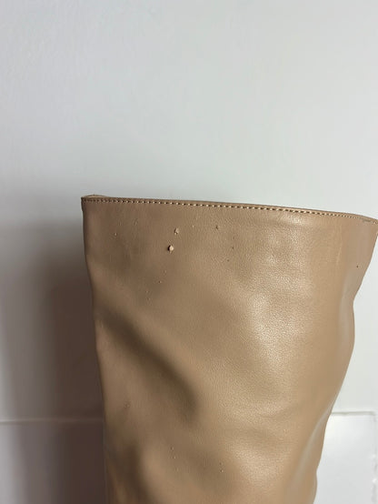 TULIPANO. Botas altas beige. T 38(tara)