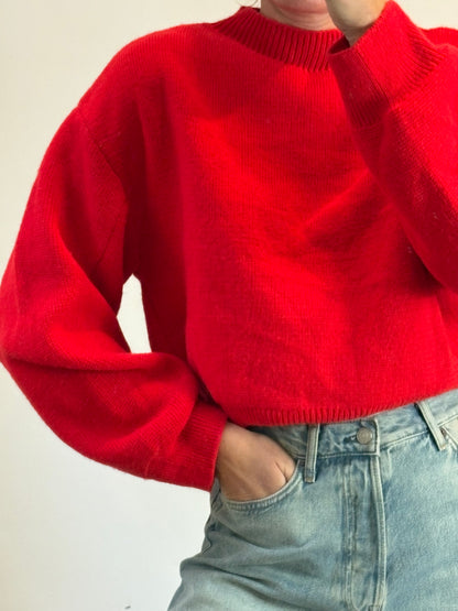 MANGO. Jersey rojo perkins