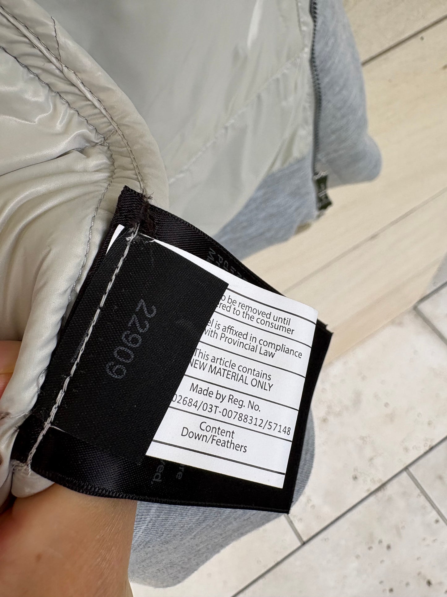 MACKAGE. Chaqueta gris doble textura ligera. T M