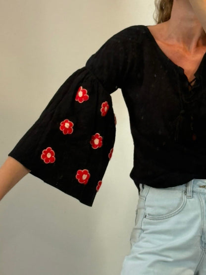SENSISTUDIO.Blusa bordada T.s