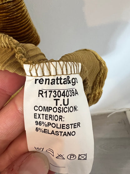 RENATTA&GO. Kimono terciopelo mostaza T.u(m)