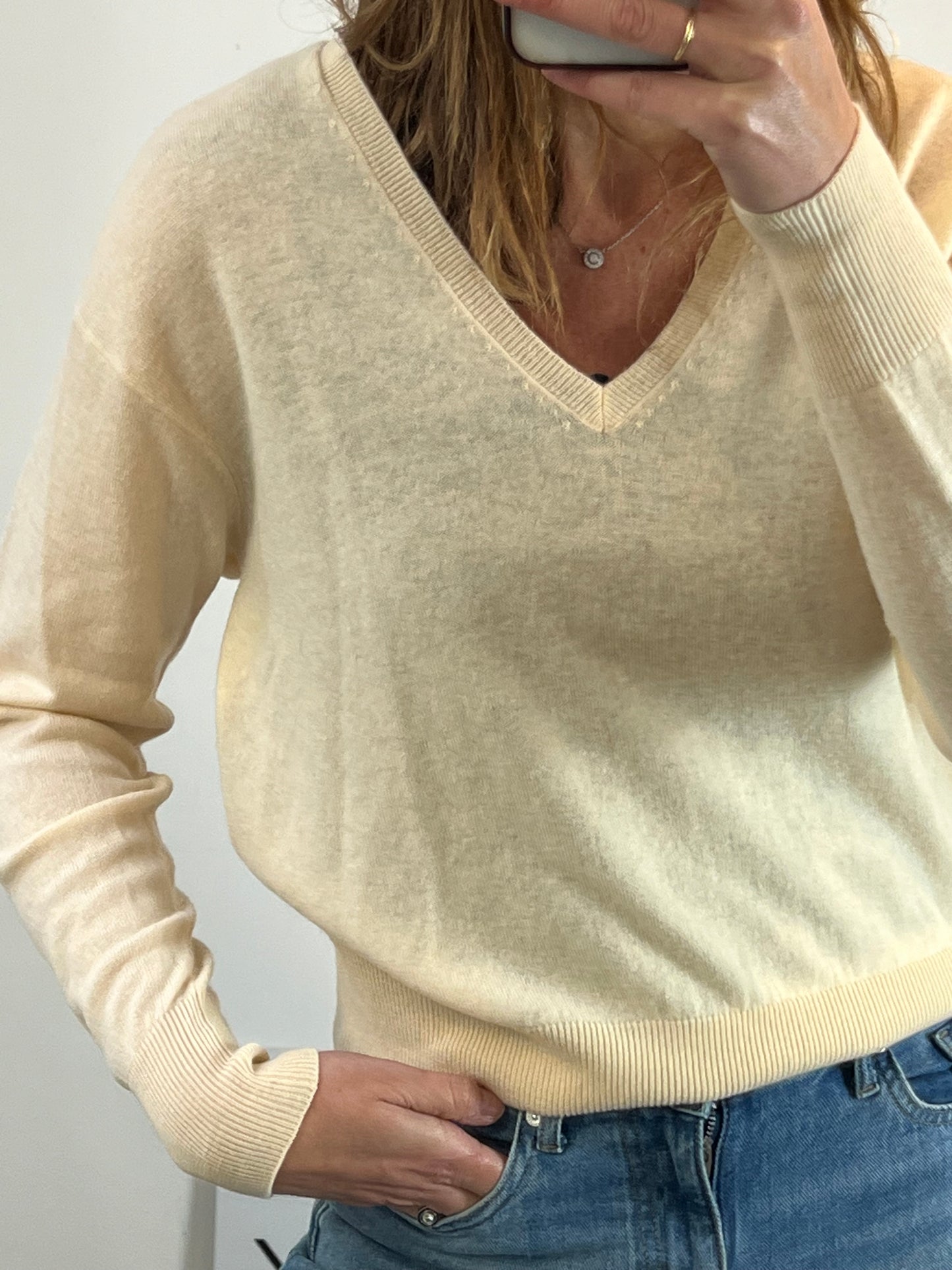 ZARA. Jersey tono pastel lana. T S