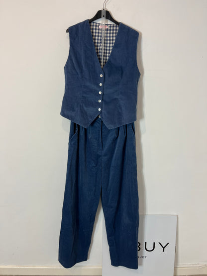 POPPELIN. Total look chaleco y pantalón pana T.m/l