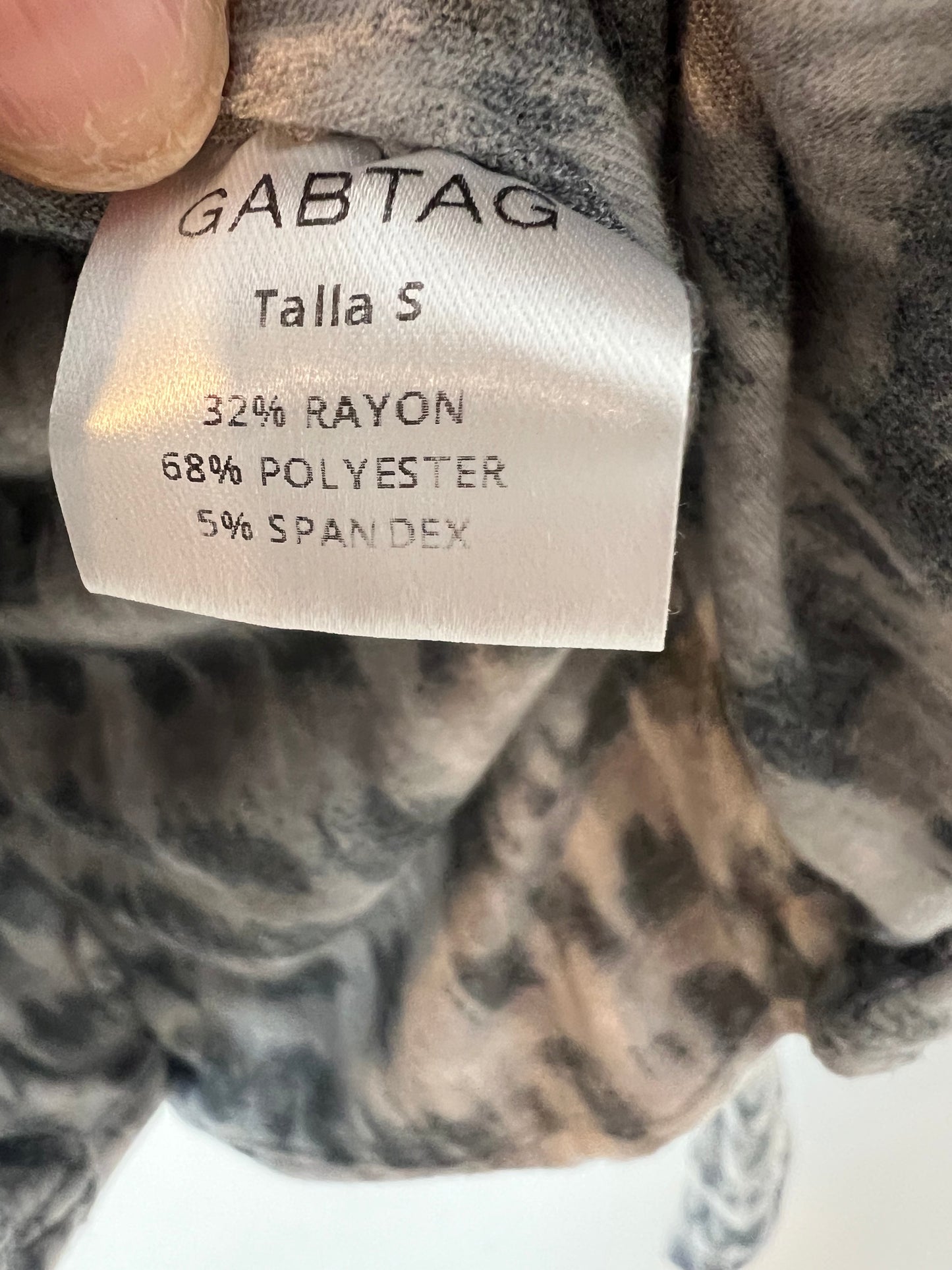 GABTAG. Top elástico tie dye. T S