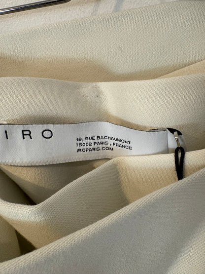 IRO. Pantalón pinzas detalle cinturón. T 38