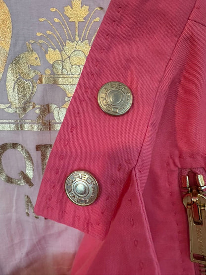 DSQUARED2. Chaqueta rosa cortita cremallera