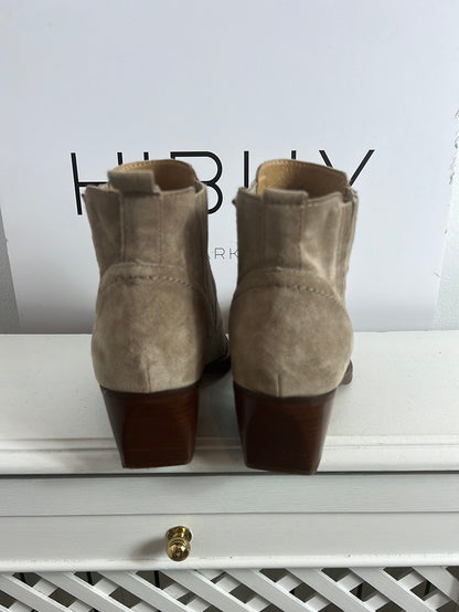 ALPE. Botines cowboy beige. T 40