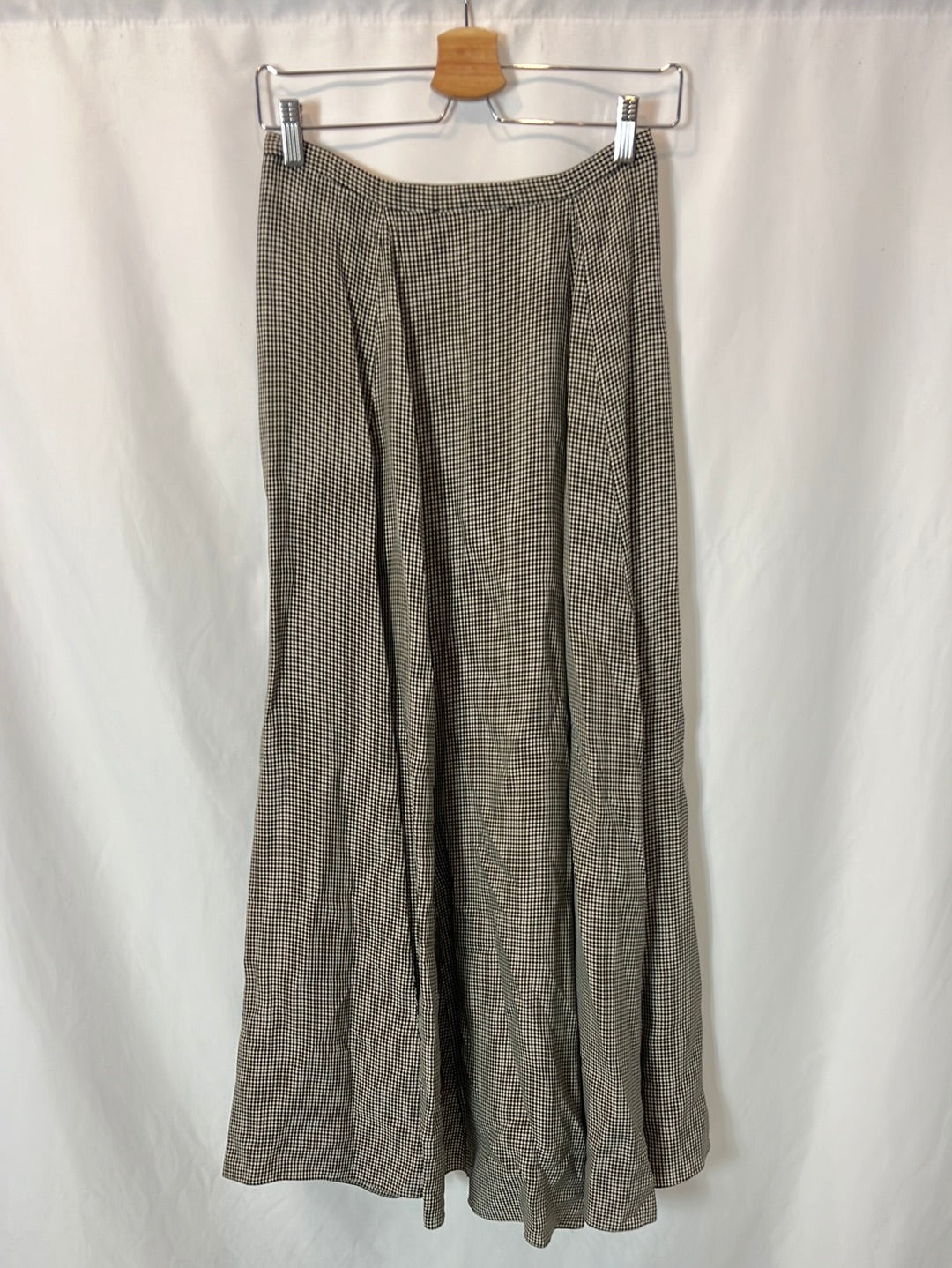 CORTANA. Long plaid mini skirt. Size 40